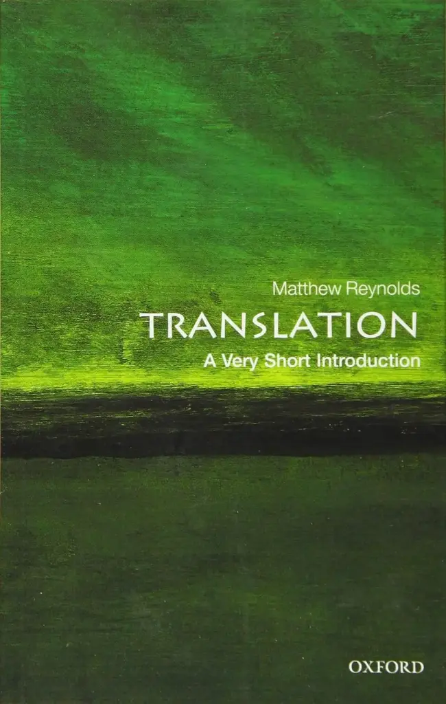 Translation : A Very Short Introduction 493