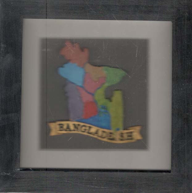 Wall Painting : Bangladesh Map (Small)