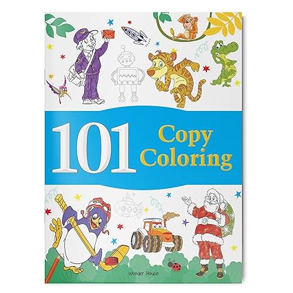 101 Copy Coloring : Activity Book