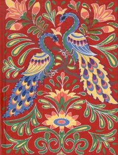 Nakshi Notebook : Red 2 Moyur