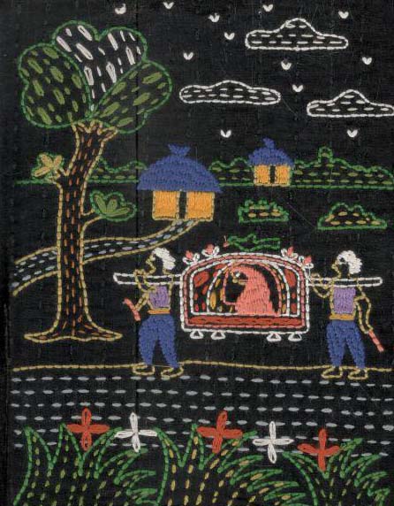 Nakshi Notebook : Black Palkee