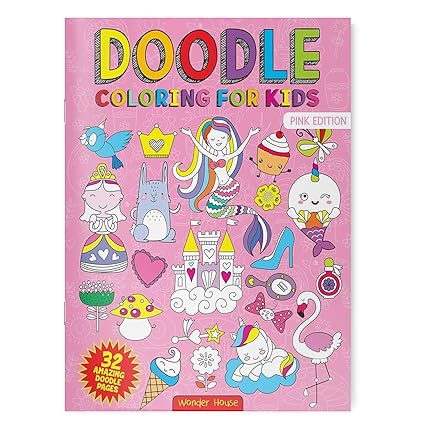 Doodle Coloring For Kids (Girls)