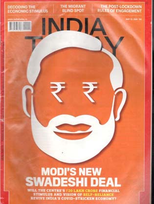 INDIA TODAY : May 25, 2020
