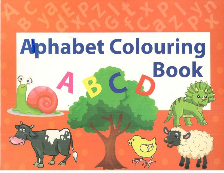 Alphabet Colouring Book A B C D