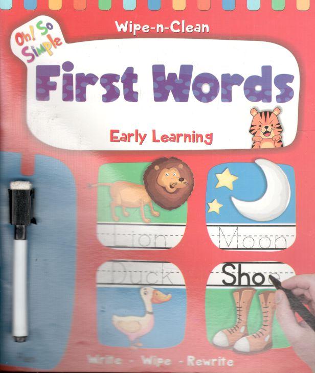 First Words : Early Learning (Wipe-n-Clean)