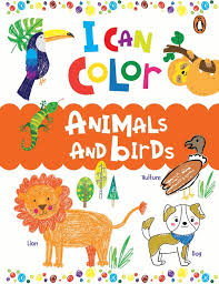 I Can Color : Animals And Birds
