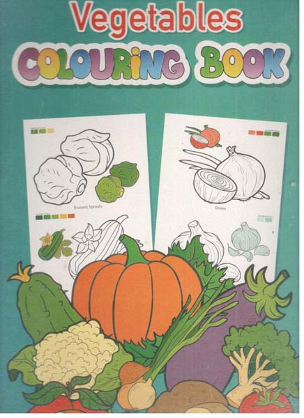 Vegetables : Colouring Book