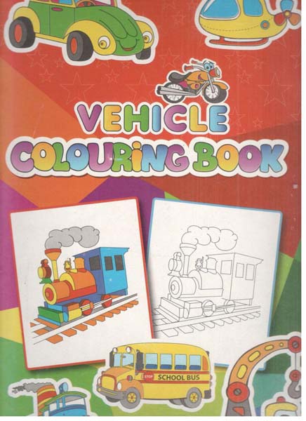 Vehicle : Colouring Book