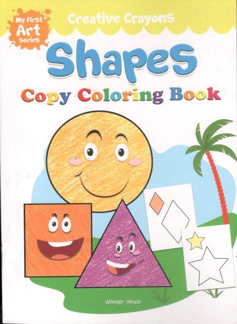 Shapes : Copy Coloring Book