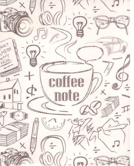 Notebook : Coffee Note (White)