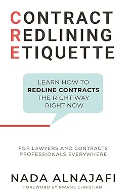 Contract Redlining Etiquette