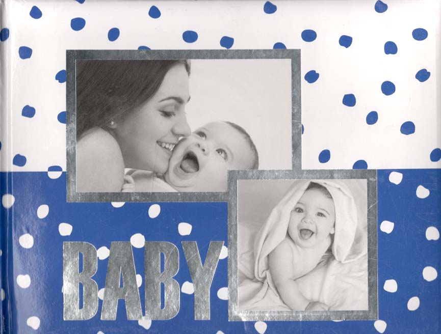 My Baby Record Book : Blue White