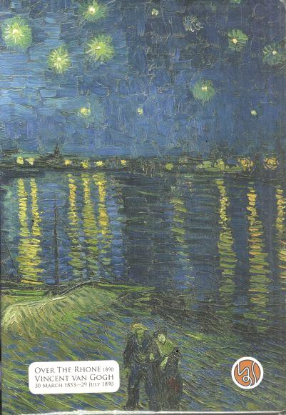 Notebook : Over The Rhone 1890 (Vincent Van Googh)