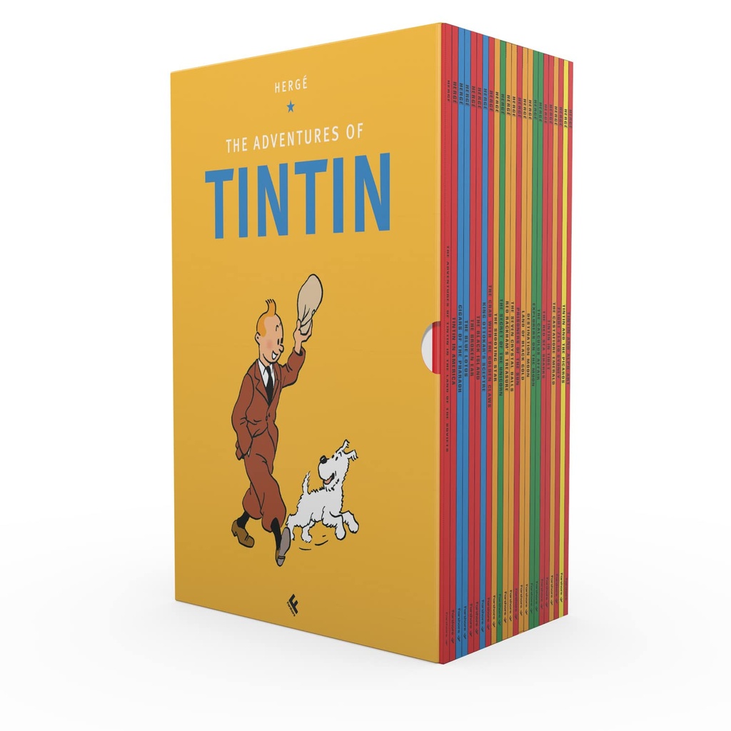 The Adventures Of Tintin (23 Title Book Box)