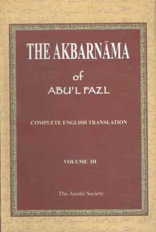 The Akbarnama of Abul Fazl 3 Vol. in 1 Set
