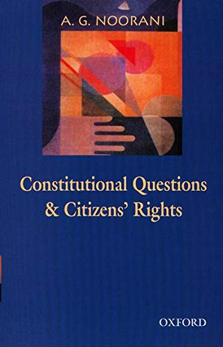 [9780195678291-1] Constitutional Questions & Citizens Rights