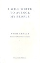 I Will Write To Avenge My People