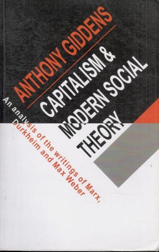 [9788185618067-1] Capitalism and Modern Social Theory