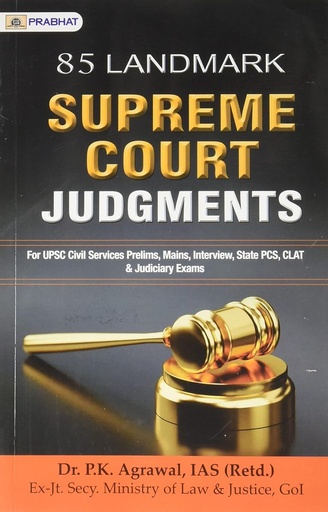 [9789390906642-1] 85 Landmark Supreme Court Judgments