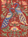 Nakshi Notebook : Red 2 Moyur