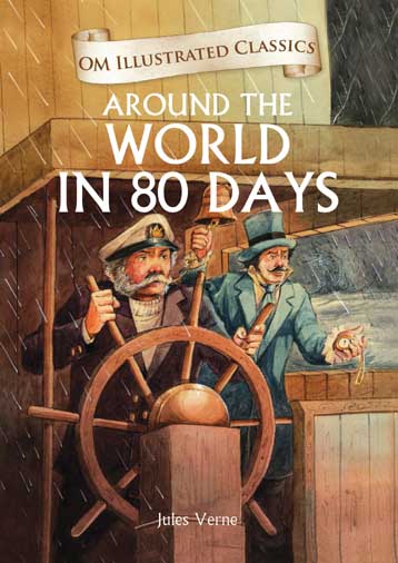 [9789380070919-1] Around The World In 80 Days : Om Illustrated Classics