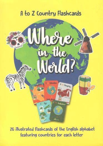 [9781946747051-1] Where in The World : A to Z Country Flashcards