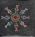 Black Fish Circle Notebook : NB-N-C-66-1001