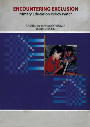 [9848243232-2] Encountering Exclusion : Primary Education Policy Watch