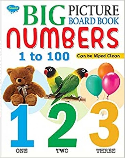 [9789390472734-1] Big Picture Board Book Numbers : 1 to 100
