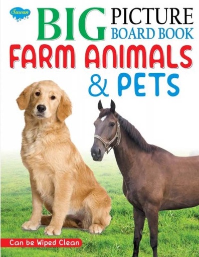 [9789390472673-1] Big Picture Board Book Farm Animals & Pets