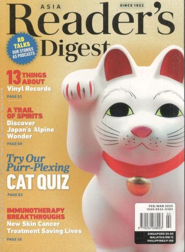 [9770034038003-38] Readers Digest : February - March 2025