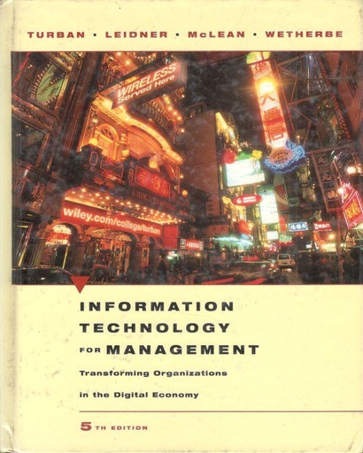 [0471705225-1] Information Technology For Management : Transforming Organizations In The Economy
