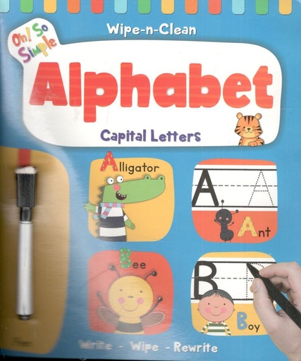 [9788194013273-1] Alphabet : Capital letters (Wipe-n-Clean)