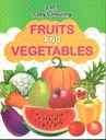 Fruits And Vegetables : 2 in 1 Copy Colouring