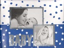 My Baby Record Book : Blue White