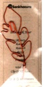 Wire Bookmark : Feather