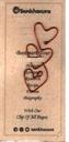 Wire Bookmark : 3 Love