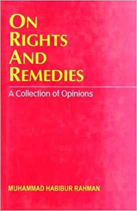 [9840513397-1] On Rights And Remedies : A Collection of Opinoins