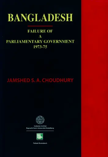 [9789848120545-1] Bangladesh : Failure of a Parliamentary Government