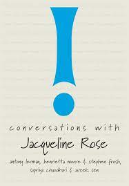 [9780857425928-1] Conversations With Jacqueline Rose