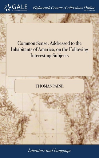 [9781379845355-1] Common Sense : Addressed to the Inhabitants of America, on the Following Interesting Subjects