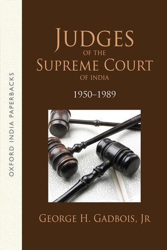 [9780199469369-1] Judges Of The Supreme Court Of India 1950-1989