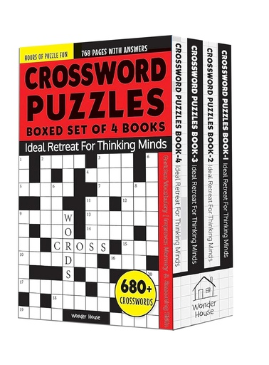 [9789354409974-1] Crossword Puzzles : Boxed Set of 4 Books