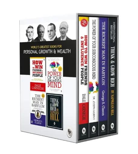 [9789389432015-1] Worlds Greatest Books For Personal Growth & Wealth (4 Book Set)