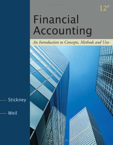 [9780324381986-1] Financial Accounting : An Introduction To Concepts, Methods, and Uses (12th Edition)