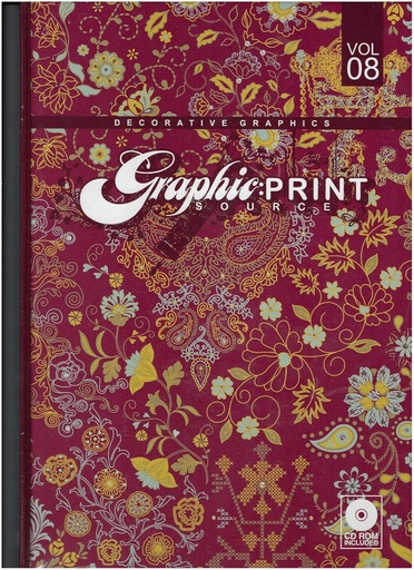 [9781427631848-1] Graphic Print Source : Tropical Prints Vol. 08 (With CD